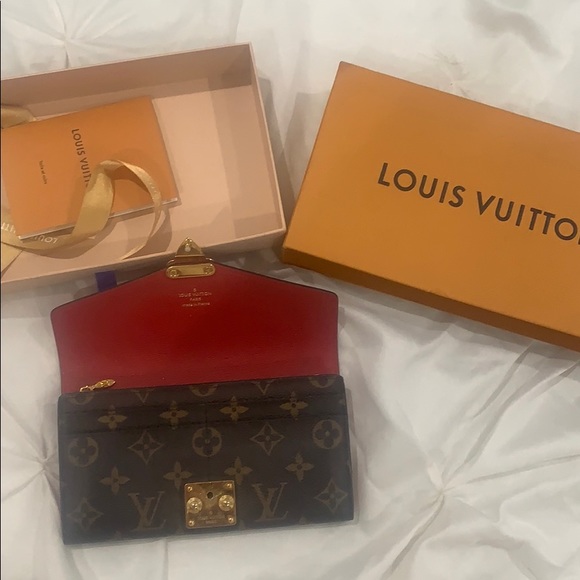 Louis Vuitton Handbags - Louis Vuitton Wallet with red coated leather